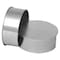 Imperial Mfg Imperial 8 in. X 8 in. X 8 in. Galvanized Steel Vent Tee Cap GV0726 - alternate 1
